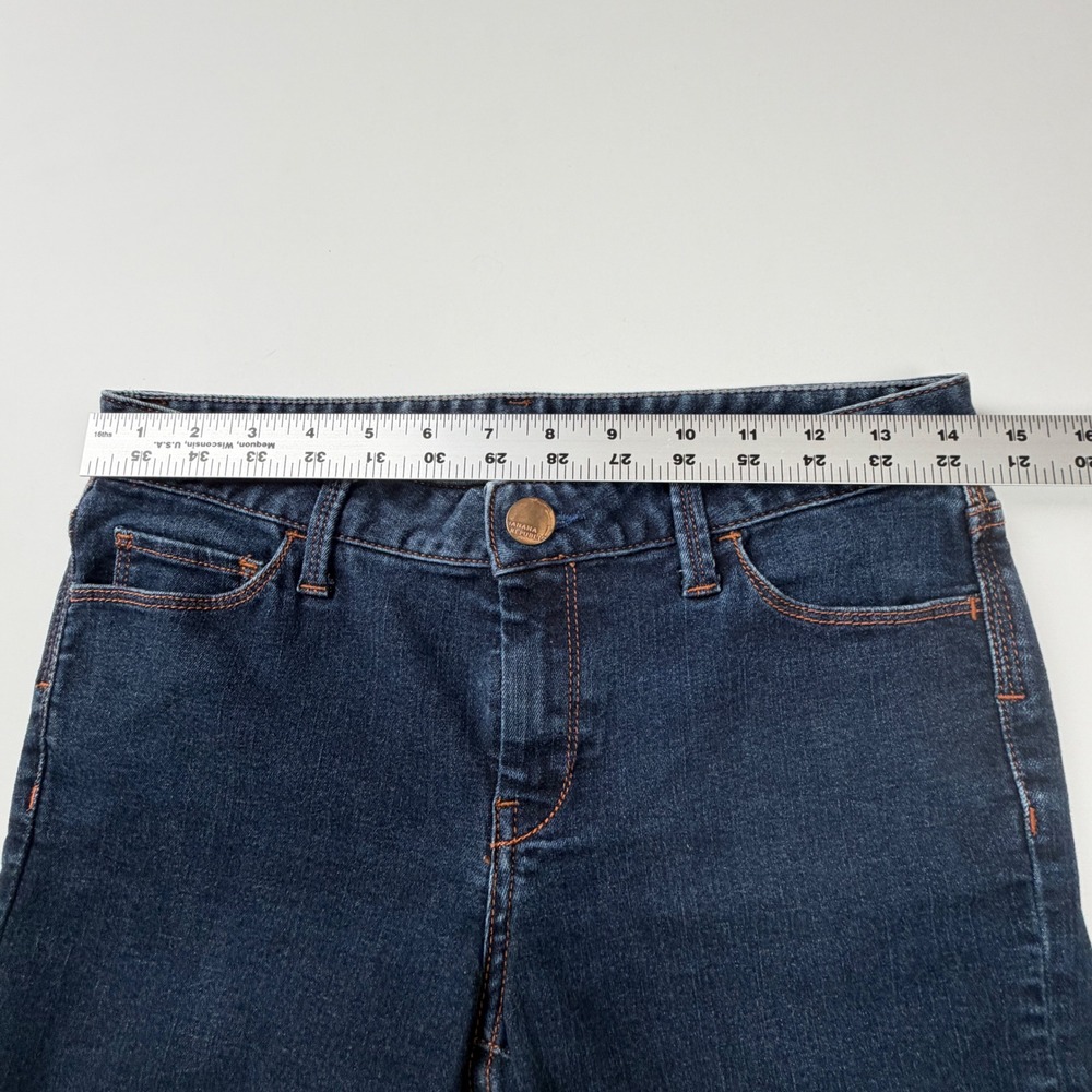 Banana Republic Skinny Jeans Dark Wash Womens 27 Low Rise Denim - Picture 8 of 16